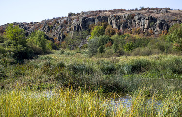 canyon and river