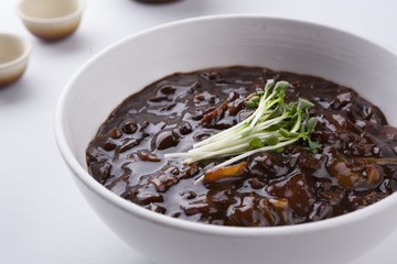 jajangmyeon, black-bean-sauce noodles, 짜장면
