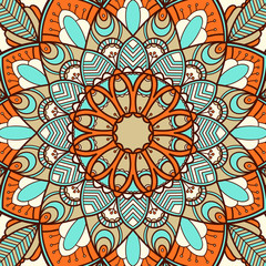 Mandala. Ethnic decorative element.