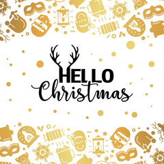 Christmas lights background.