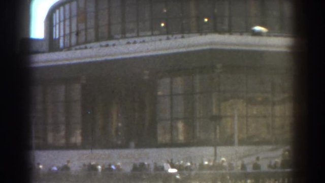 1939: Visitors Walking In Front Of A Huge Arena. NEW YORK WORLDS FAIR