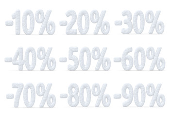 Percent price cut off christmas offer collection