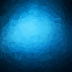 Dark blue polygonal texture