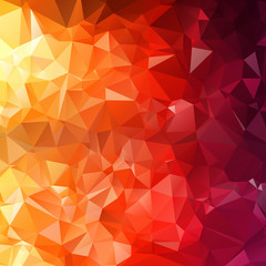 Colorful polygon triangular geometric