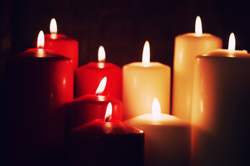 macro candle light set