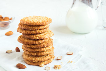 Fototapeta na wymiar Homemade almond cookies