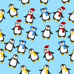 cute Christmas penguin