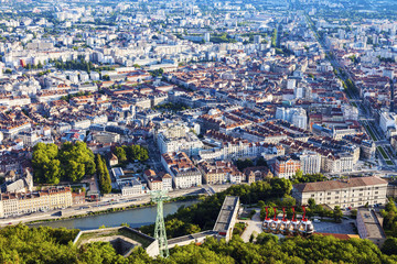 Obraz premium Grenoble-Bastille cable car