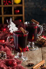 hot mulled wine