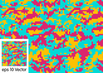 Camouflage pattern, vector