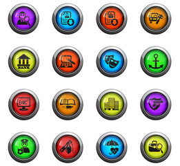 job search icon set