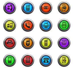 phone icon set