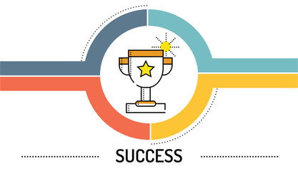 SUCCESS - LINE ICON