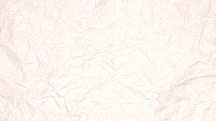 Recycled crumpled light brown paper texture or paper background for design with copy space for text or image.