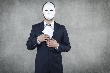 corrupt businessman got a bribe