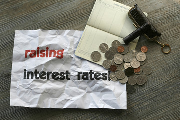 Concept of raising interest rates