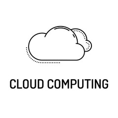 CLOUD COMPUTING Line Icon