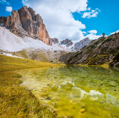 Dolomites Lake Mitteralplsee