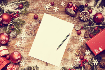 a letter to Santa Claus, Christmas gifts
