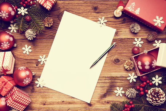 a letter to Santa Claus, Christmas gifts