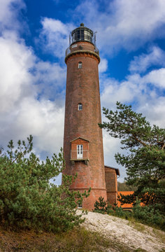 Leuchtturm in Prerow - Darß, Mecklenburg-Vorpommern.