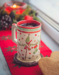 Christmas cookies and coffee