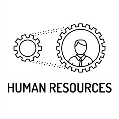 Human Resources Line Icon