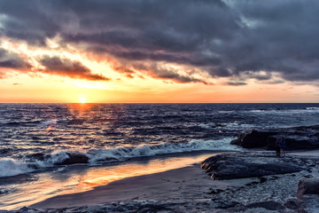 Sunset at Windansea Beach