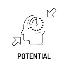 POTENTIAL Line icon