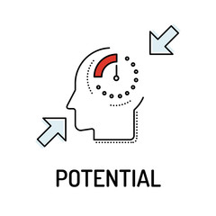 POTENTIAL Line icon