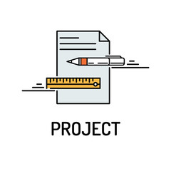 PROJECT Line Icon