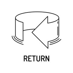 Return Line Icon