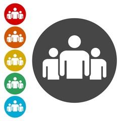 Human resources sign icon 