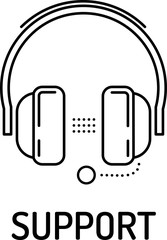 SUPPORT Line icon