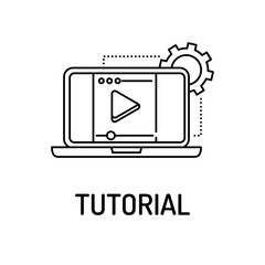 TUTORING Line icon