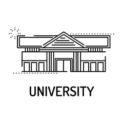 University Line Icon