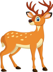 Cute deer cartoon

