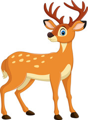 Cute deer cartoon

