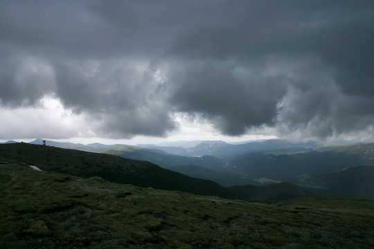 Storm Clouds over Bucegi Mountains