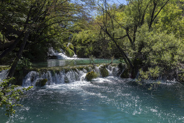 Fototapeta na wymiar Plitvice Lakes National Park - Croatia