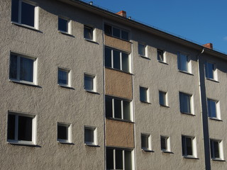Mietshaus der 1950er Jahre , Berlin, Deutschland