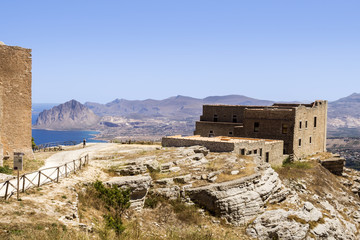 ancient fortress over the valley