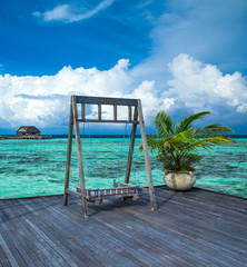 beach and tropical sea