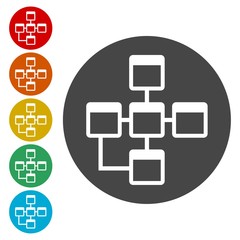 Database sign icon, Database Icon 