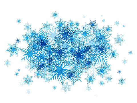 Vector Snowflake Background