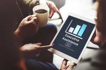 Executive Assistance Corporate Business Web Online Concept