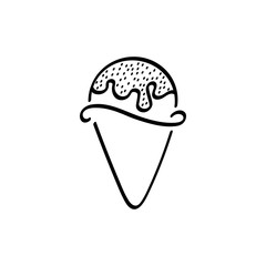Ice cream line icon