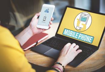 Mobile Phone Cellphone Cellular Communicate Concept