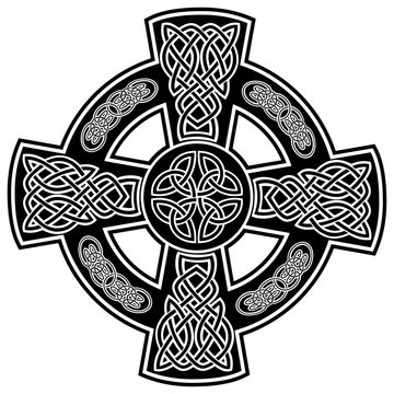 Vector illustration sign celtic cross