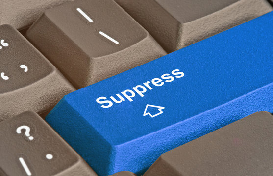 Blue key for supression